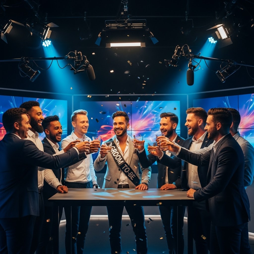 Svensexa - Videopoddstudio - Stockholm 1 firandet i en professionell miljo
