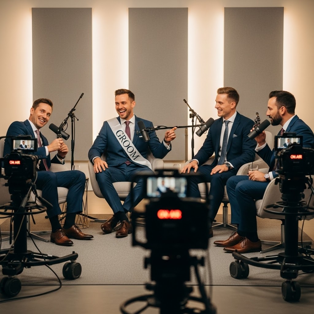 Svensexa - Videopoddstudio - Stockholm 2 inspelningen av en talkshow